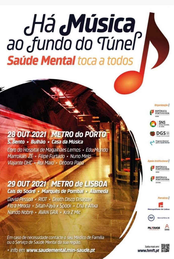 Há música no fundo do tunel
